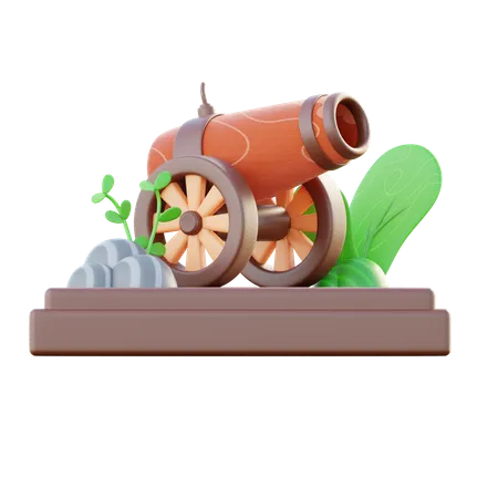 Ramadhan Cannon 3D Icon