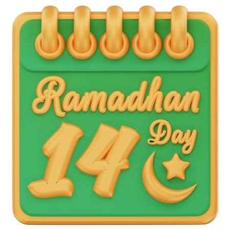 Ramadhan day 14  3D Icon