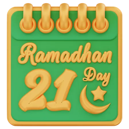 Ramadhan day 21  3D Icon