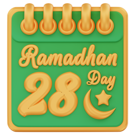 ラマダン28日目  3D Icon