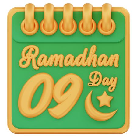 Ramadhan day 9  3D Icon