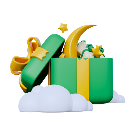 Ramadhan Gift Box 3D Icon