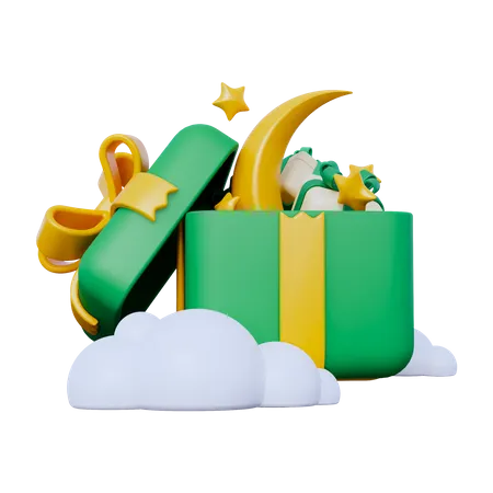 Ramadhan Gift Box 3D Icon