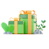 ramadhan gift box 3d logo