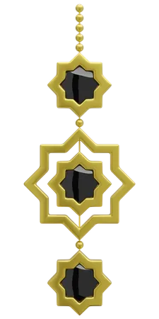 Ramadhan Hanging Decoration  3D Icon