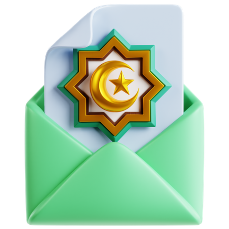 Ramadhan Invitation  3D Icon