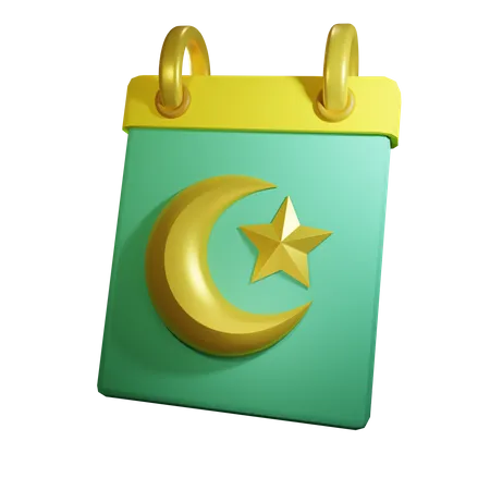 Ramadan-Kalender  3D Illustration