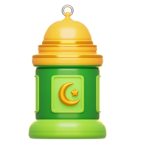 Ramadhan Lantern 3 D Illustration 3D Icon