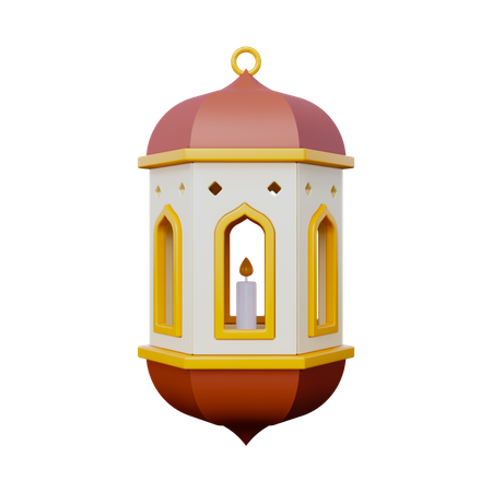 Ramadhan Lantern 3D Icon