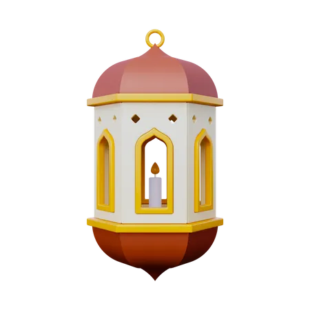 Ramadhan Lantern 3D Icon