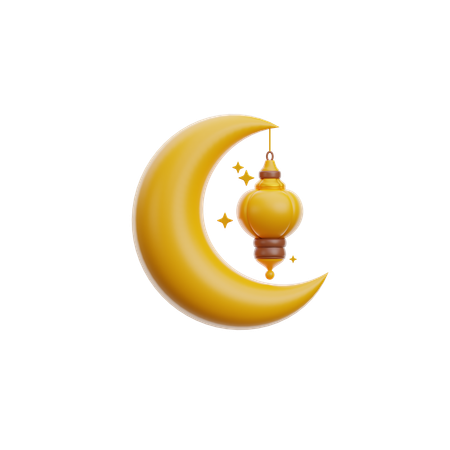 Lua do Ramadã  3D Icon