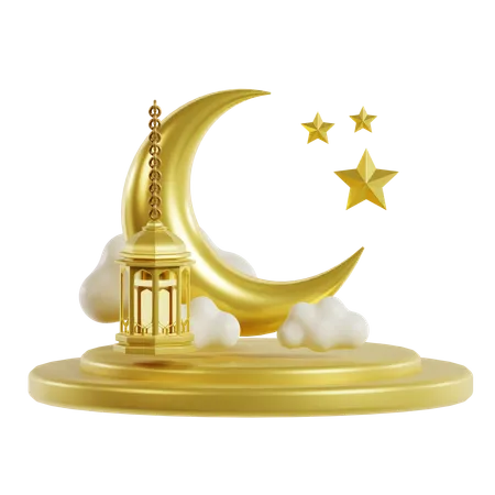 Pódio do Ramadã  3D Icon