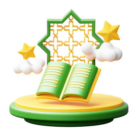 Ramadhan Podium  3D Icon