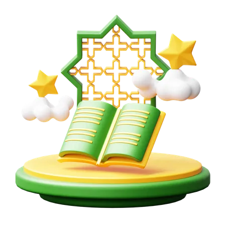 Ramadhan Podium  3D Icon