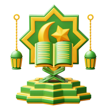 Ramadhan Podium  3D Icon