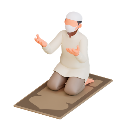 Ramazan Prayer  3D Icon