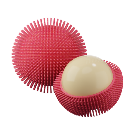 Icono 3d de rambután  3D Icon