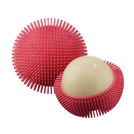 Icono 3d de rambután  3D Icon