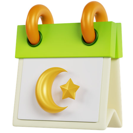 Ramdan Calendar  3D Icon