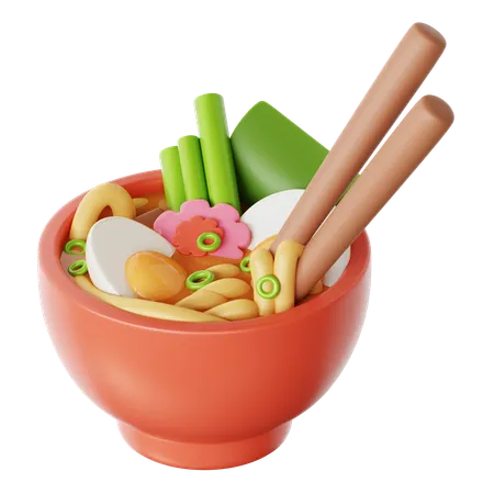 Ramen  3D Icon