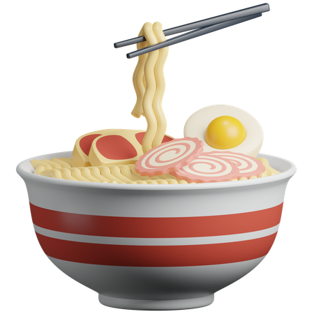 Ramen  3D Icon
