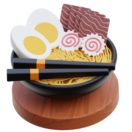 Ramen  3D Icon
