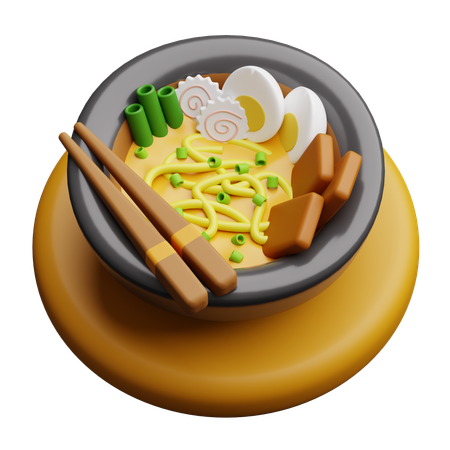Ramen  3D Icon