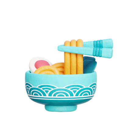 Ramen  3D Icon