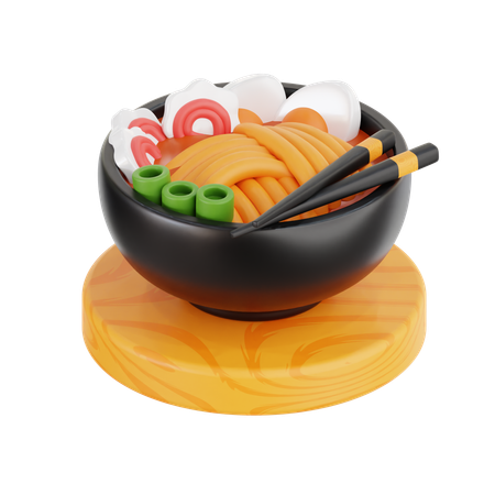 Ramen  3D Icon