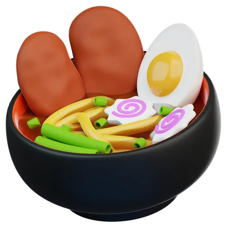 Ramen  3D Icon