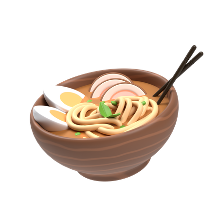 Ramen  3D Icon