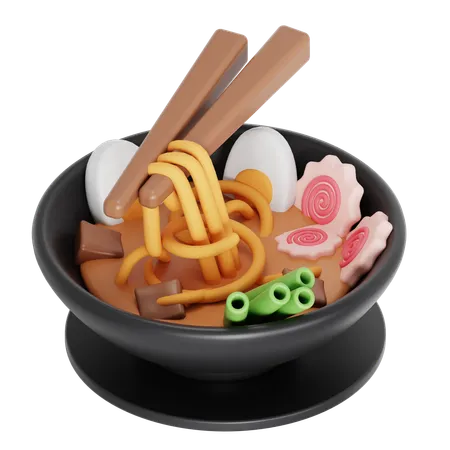 Ramen  3D Icon