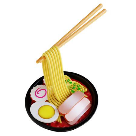 Ramen  3D Icon