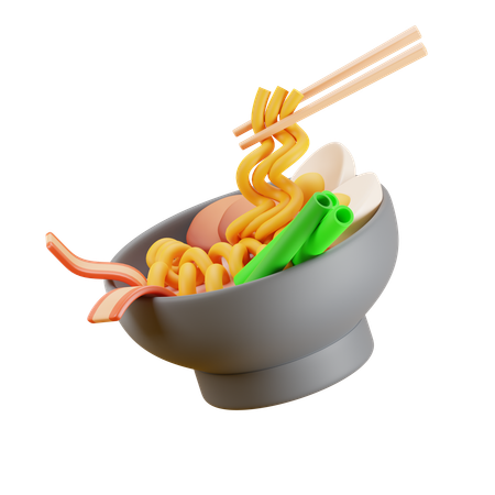 Ramen  3D Icon