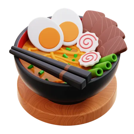 Ramen  3D Icon