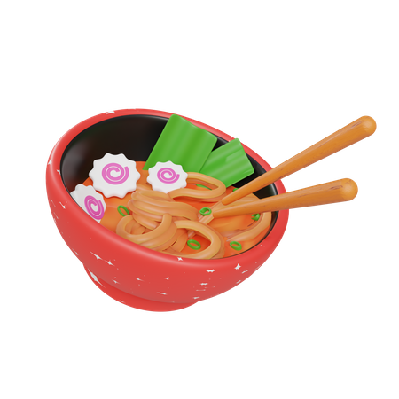 Ramen  3D Icon