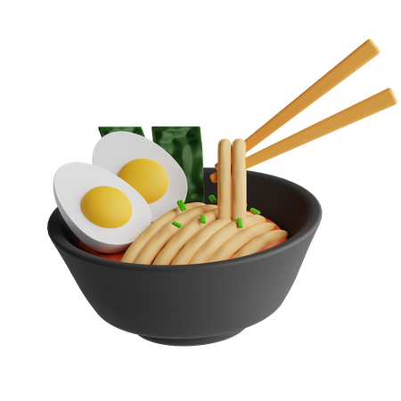 Ramen  3D Icon