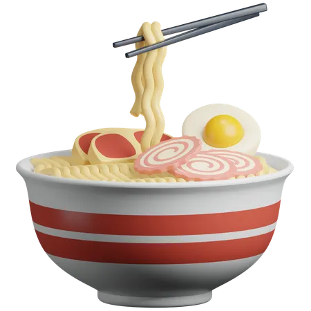 Ramen  3D Icon