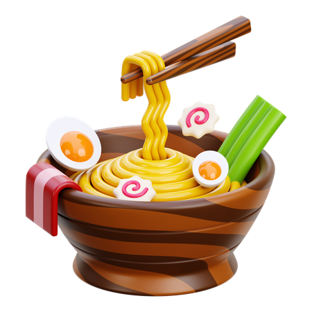 Ramen  3D Icon