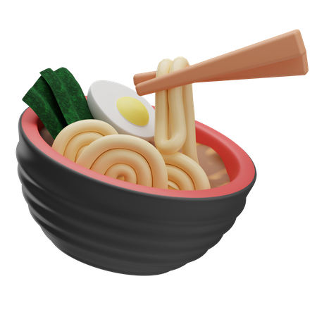 Ramen  3D Icon