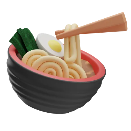 Ramen  3D Icon