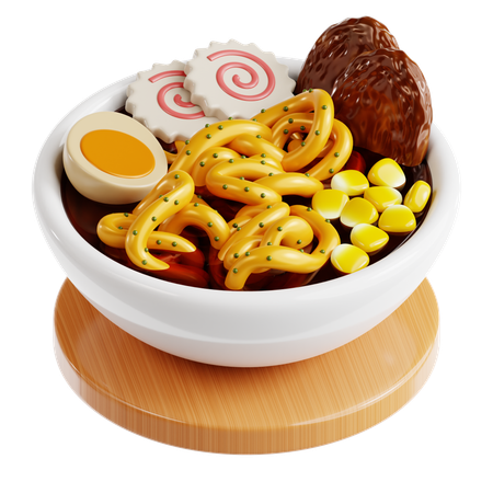 Ramen  3D Icon