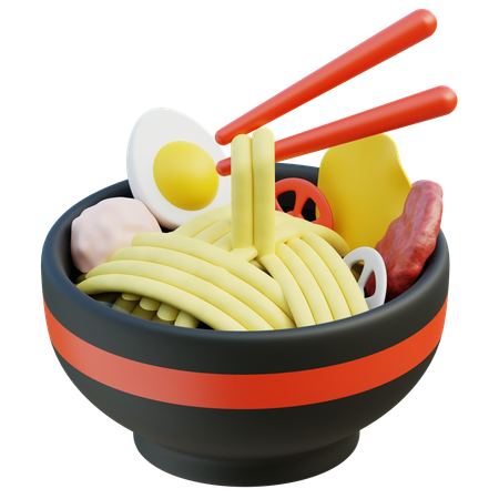 Ramen  3D Icon