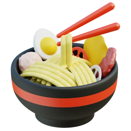 Ramen  3D Icon