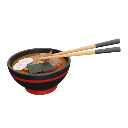 Ramen  3D Icon