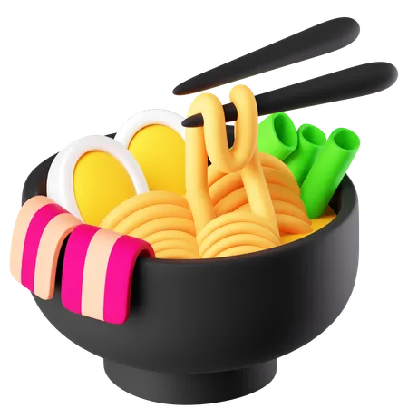 Ramen  3D Icon