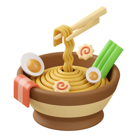 Ramen  3D Icon