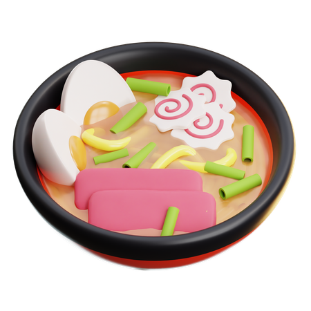 Ramen  3D Icon