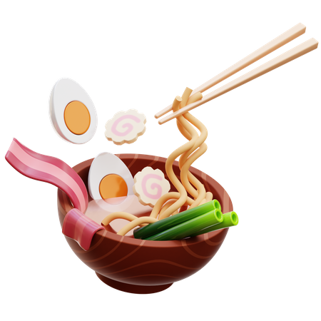 Ramen  3D Icon