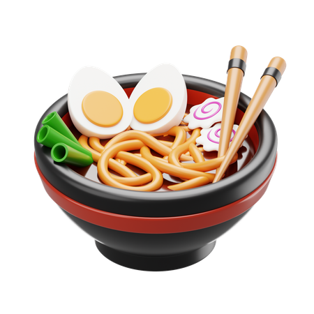 Ramen  3D Icon